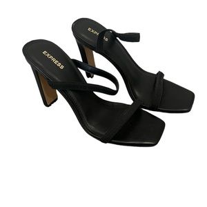 Express strappy heels